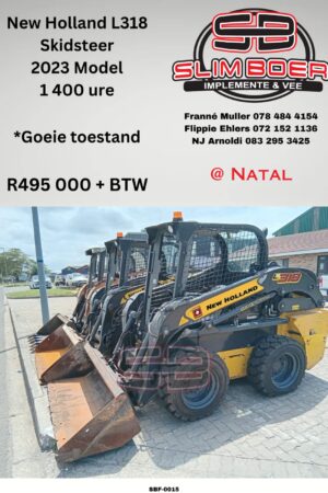 New Holland L318 Skidsteer (2023 model), 1400 ure, Goeie toestand