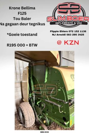 Krone Bellima F125 Tou Baler, Na gegaan deur tegnikus, Goeie toestand