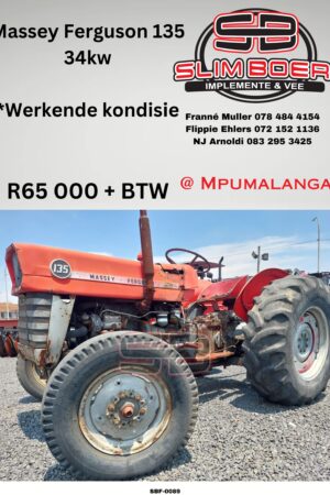 Massey Ferguson 135, 34kw, Werkende kondisie