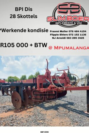 BPI Dis 28 skottels, Werkende kondisie