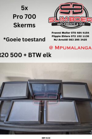 Pro 700 Skeerms (x5), Goeie toestand