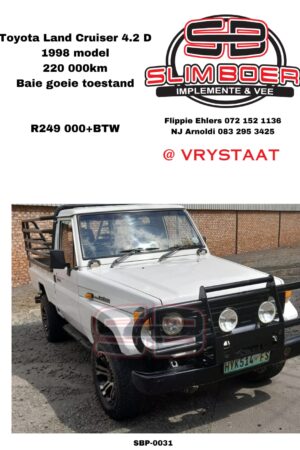 Toyota Land Cruiser 4.2 D (1998 model) 220 000km, Baie goeie toestand