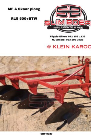 Massey Ferguson 4 Skaar Ploeg
