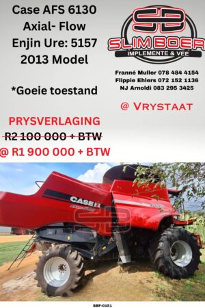 Case AFS 6130 Axial-Flow (2013 model) 5157 Ure, Goeie toestand