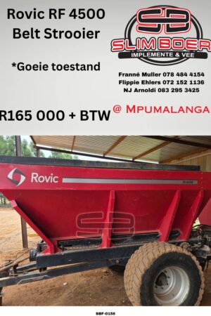 Rovic RF 4500 Belt Strooier, Goeie toestand