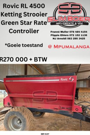 Rovic RL 4500 Ketting Strooier, Green Star Rate Controller, Goeie toestand