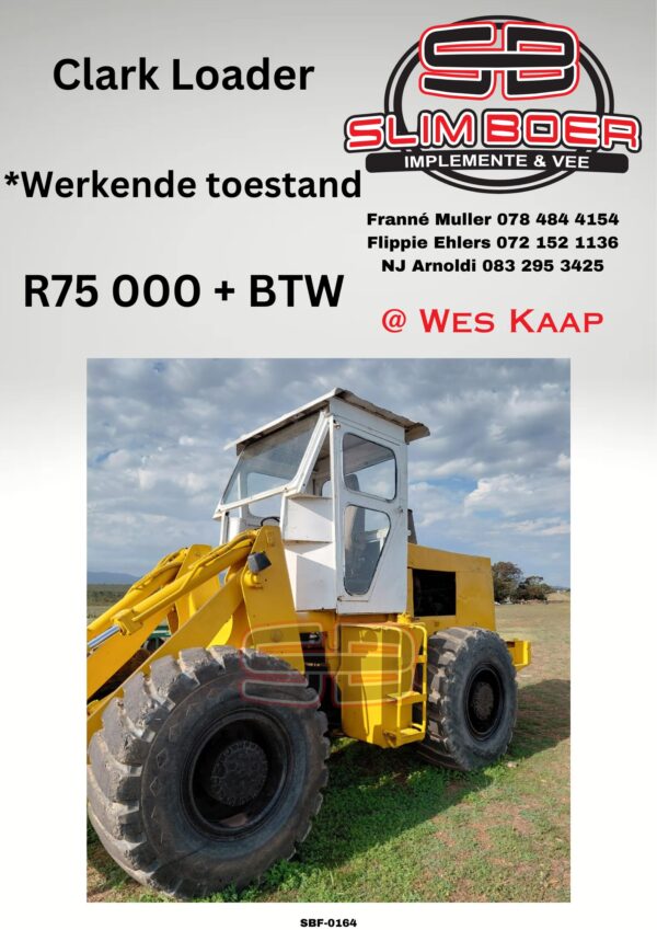 Clare Loader Clark Loader, Werkende toestand | Slim Boer Implemente