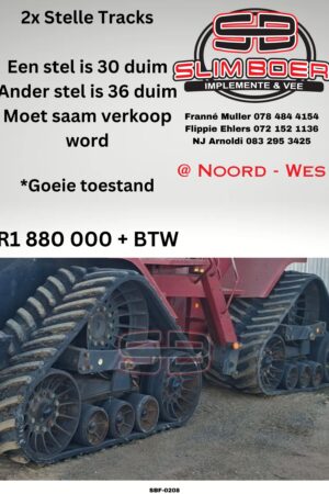 2 x Stelle Tracks, Een stel 30 duim, Ander stel 36 duim, moet saam verkoop, Goeie toestand