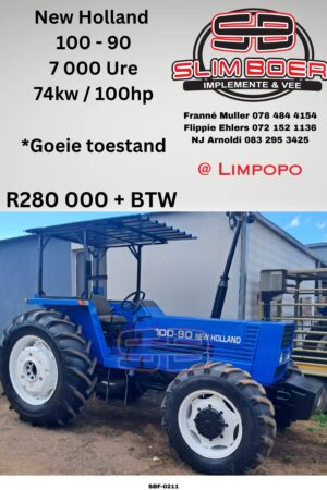 New Holland 100-90, 74kw, 7000 ure, Goeie toestand