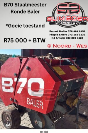 B70 Staalmeester Ronde Baler, Goeie toestand