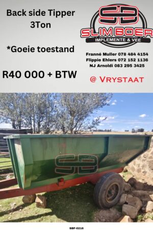 Back side Tipper, 3-Ton, Goeie toestand