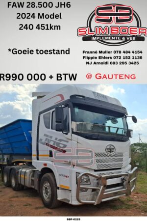 FAW JH6 28.500, (2024 model), 240 451km, Goeie toestand