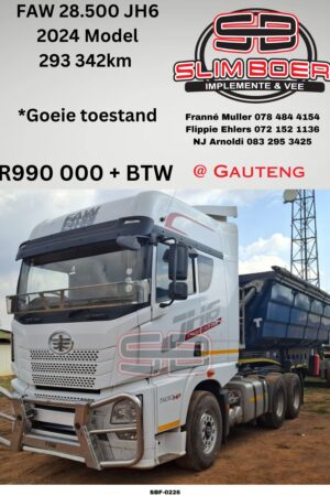 FAW JH6 28.500, (2024 model), 293 342km, Goeie toestand