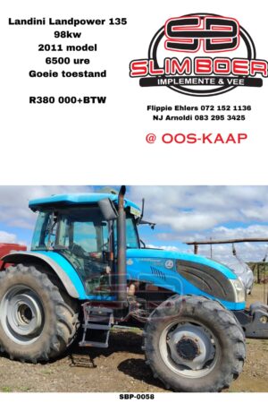 Landini Landforce 135 Cab (2011 model) 98kW, 6 500 ure, Goeie toestand