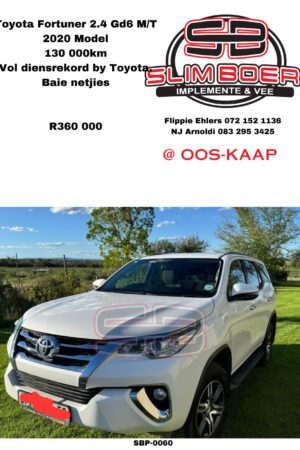Toyota Fortuner (2020 model) 2.4 GD-6, 130 000km, Vol diensrekord by Toyota, Baie netjies